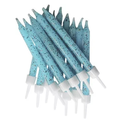 Cake candles metallics - cake,
