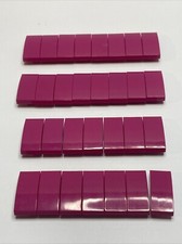 Lego 1X2 job Lot Magenta Pink