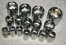 Halfords Advanced 1/2" Drive 6 Point Single Socket 13-36mm Professional Tools