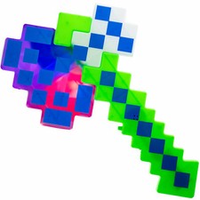 LED Flashing Diamond Pixel Axe