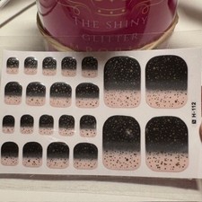TOE NAIL WRAPS - PEEL OFF AND