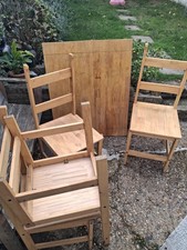 dining table and 4 chairs set