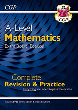 New A-Level Maths Edexcel Complete Revision & Practice with Onli... by CGP Books