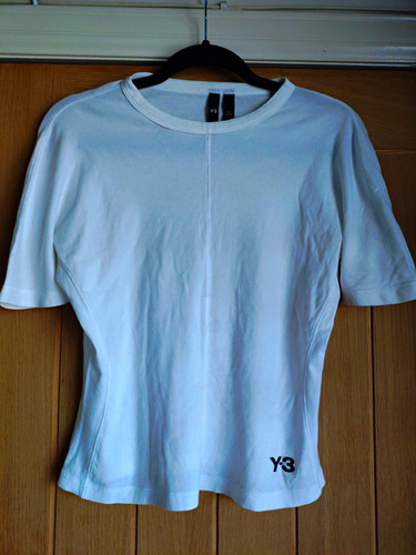 Yohji yamamoto white logo - white,