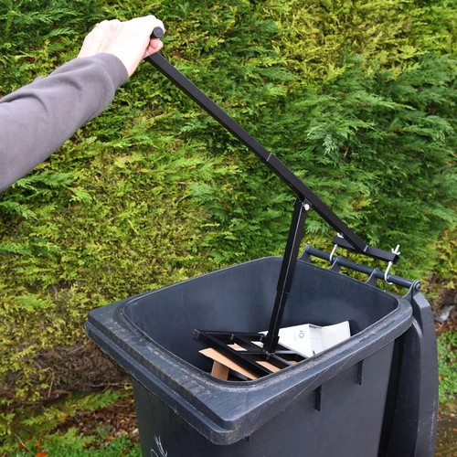 Manual bin compactor for - manual,