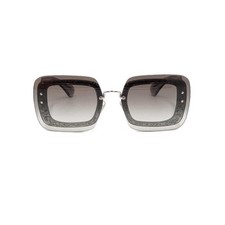 Miu Miu Square Lens Glitter