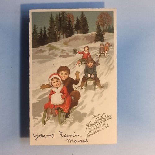Christmas postcard 1920 - christmas,