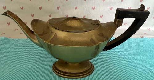 Vtg art deco silver plate - art,