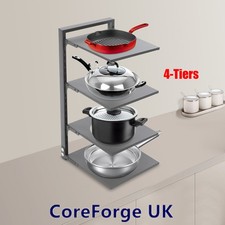 4 Tiers Pot Rack Organizer