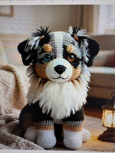 Australian shepherd plush - australian, toy