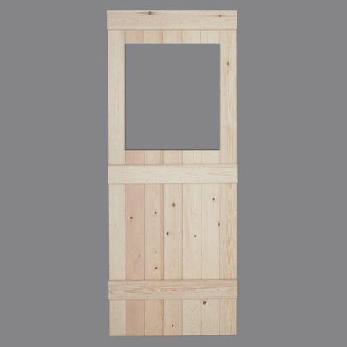 Glazed pine ledged - glazed, rustic