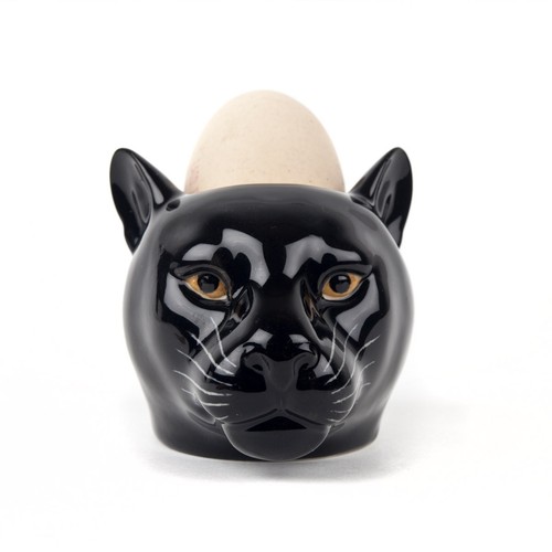 Quail ceramics face egg cup - face,