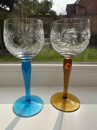Pair old vintage coloured - old,