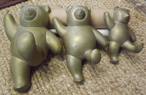 Set brass teddy - brass, bear
