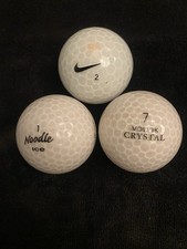 Rare Crystal Ice Golf Balls