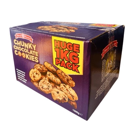 Chunky chocolate biscuits - biscuits, box