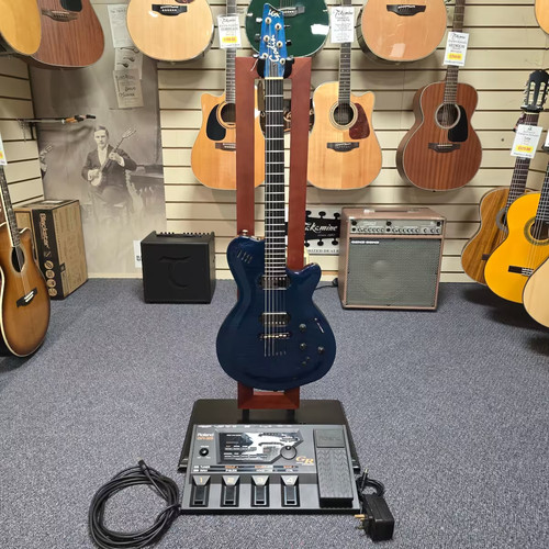 Godin lgx trans blue flame - godin,