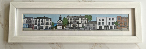 Lyme regis art print l - lyme, by