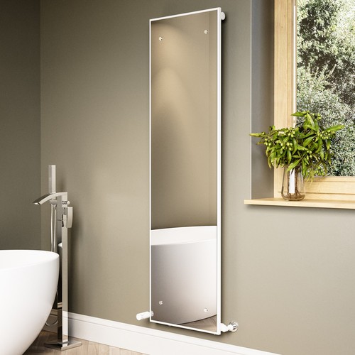 White vertical single panel - vertical,