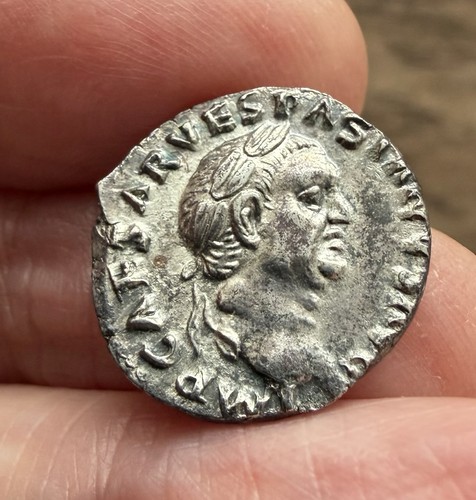 Roman vespasian silver - roman.,