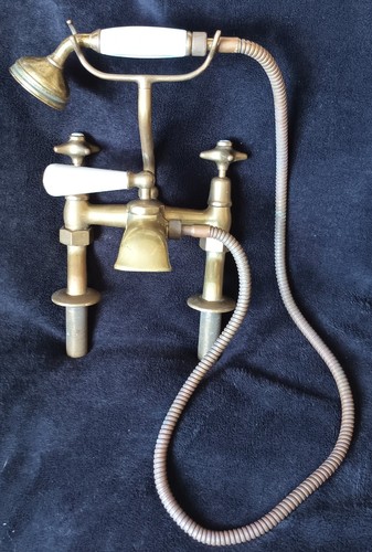 Victorian brass telephone - brass, "telephone"
