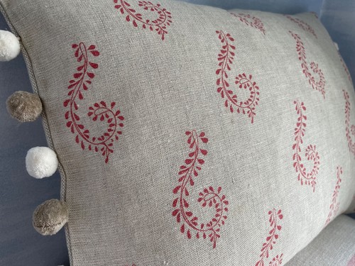 Susie watson red shalini linen - red,