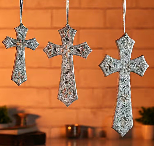 Silver wooden beaded - wooden,