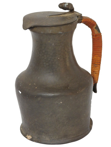 Antique english pewter jug - antique,