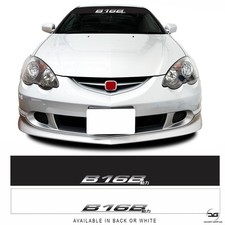 B16B Engine JDM Race Car Sunstrip Fits Honda Type R Banner Vinyl Sticker Banner