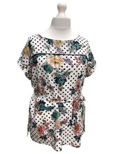Ladies Floral Tunic Top Size