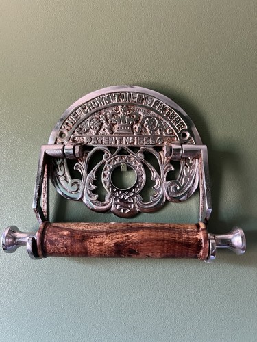 Toilet roll holder cast - toilet,