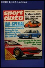 Sport Car 10/77 Porsche 924
