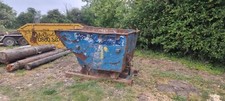 tipping skip bin for telehandler/ forklift 