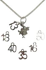 SILVER NECKLACE WHITE RABBIT Charm Pendant Birthday Anniversary Gift + Bag