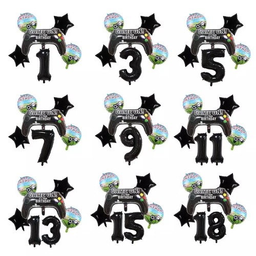6pc black gamer - 6pc,