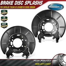 2x Brake Disc Splash Plates