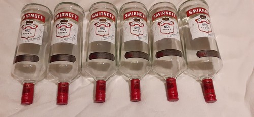 Smirnoff empty bottles - x,