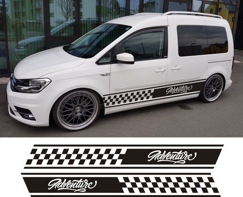 Side chequer decals - 2x,