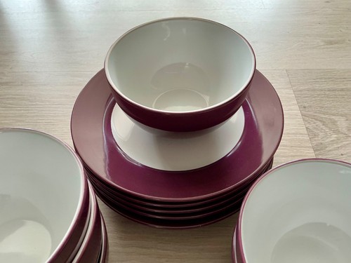 Set plum purple bowls - of, and