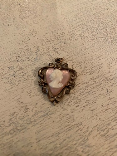 Antique carved shell - antique, cameo
