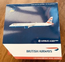 Gemini Jets British Airways Airbus A321 Neo Diecast Model Plane 1:400 Scale