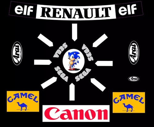 Motorsport helmet stickers - motorsport, f