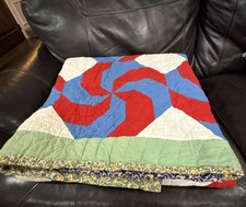 OUTSTANDING Vintage Blue & Red