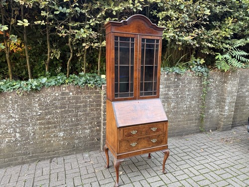 Vintage 1920s walnut bureau - 1920s,