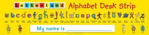 Alphabet desk strip - alphabet,