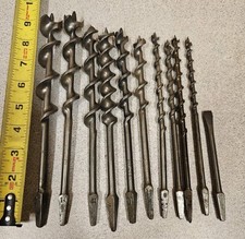 11 Vintage Bit Brace Tips,10