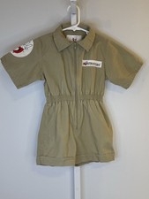 Vintage 1988 Ghostbusters Kids Jumpsuit Costume Size 5 Khaki Columbia Pictures