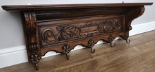 French Vintage Coat Rack Oak 5