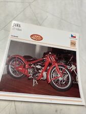 Jawa 175 Villiers 1932 Map