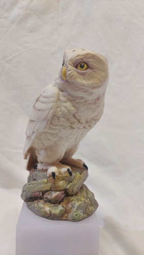 Vintage snowy owl - snowy, by
